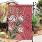 Afro King Proteas Dashiki Motif Garden Flag Peach Style