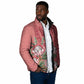 Africa King Proteas Dashiki Motif Padded Jacket Peach Style