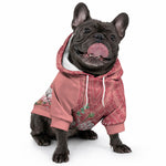 Africa King Proteas Dashiki Motif Pet Hoodie Peach Style