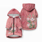 Africa King Proteas Dashiki Motif Pet Hoodie Peach Style