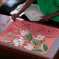Africa King Proteas Dashiki Motif Puzzle Peach Style
