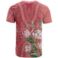 Afro King Proteas Dashiki Motif T shirt Peach Style