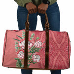 Africa King Proteas Dashiki Motif Travel Bag Peach Style