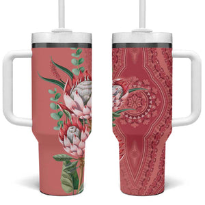 Afro King Proteas Dashiki Motif Tumbler With Handle Peach Style