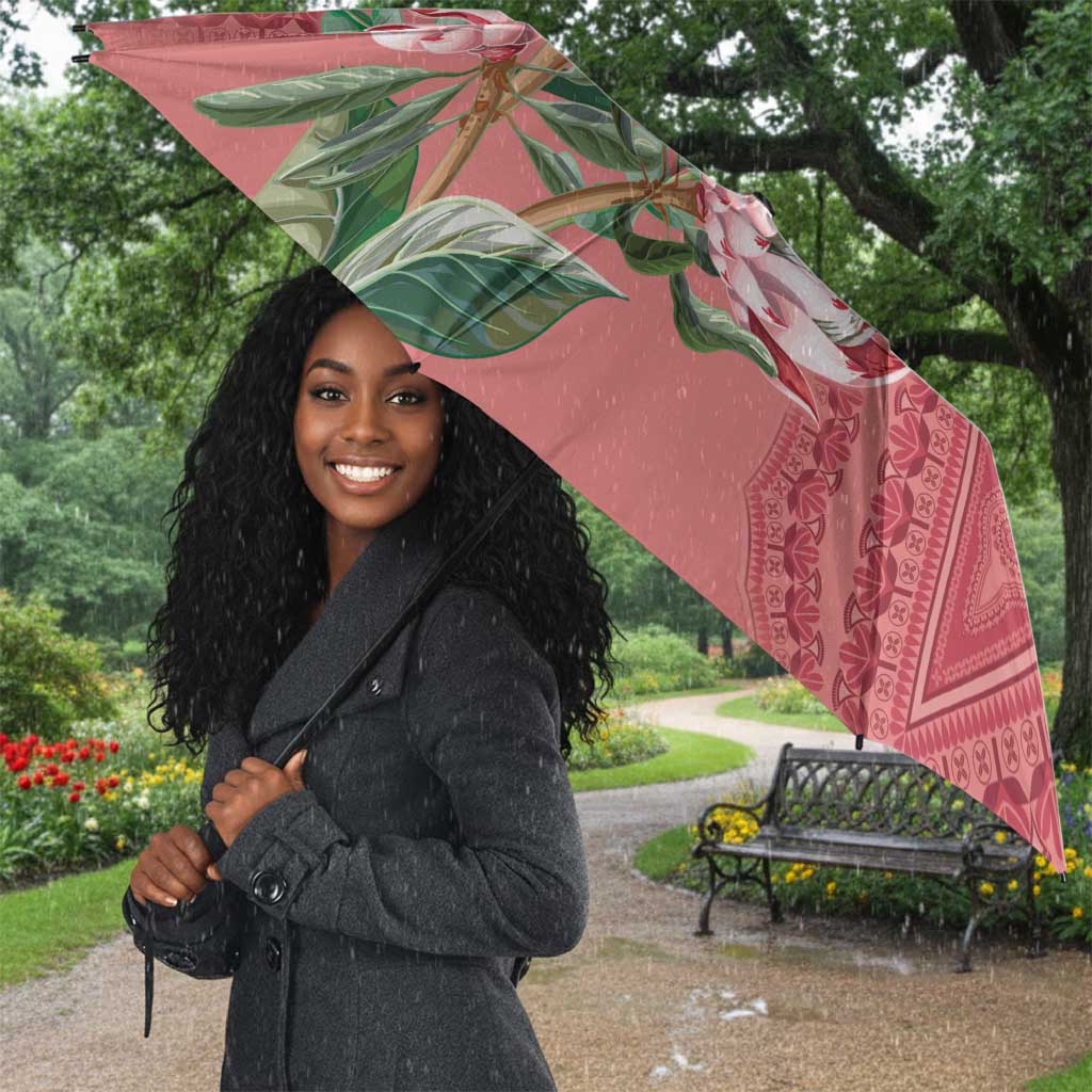 Africa King Proteas Dashiki Motif Umbrella Peach Style