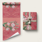 Africa King Proteas Dashiki Motif Wrapping Paper Peach Style - African Pride