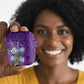 Africa King Proteas Dashiki Motif AirPods Case Violet Style