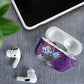 Africa King Proteas Dashiki Motif AirPods Case Violet Style