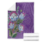 Afro King Proteas Dashiki Motif Blanket Violet Style