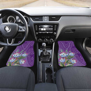 Afro King Proteas Dashiki Motif Car Mats Violet Style