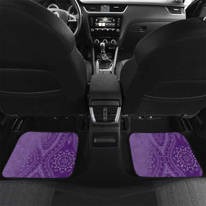 Afro King Proteas Dashiki Motif Car Mats Violet Style