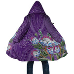 Africa King Proteas Dashiki Motif Cloak Violet Style