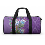 Africa King Proteas Dashiki Motif Duffle Bag Violet Style