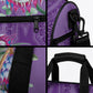 Africa King Proteas Dashiki Motif Duffle Bag Violet Style