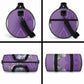 Africa King Proteas Dashiki Motif Duffle Bag Violet Style