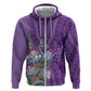 Afro King Proteas Dashiki Motif Hoodie Violet Style