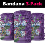 Afro King Proteas Dashiki Motif Neck Gaiter Violet Style LT9