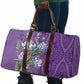 Africa King Proteas Dashiki Motif Travel Bag Violet Style