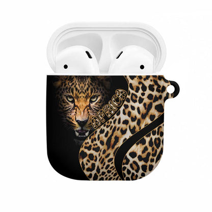 Africa Leopard Skin Pattern AirPods Case Version 01