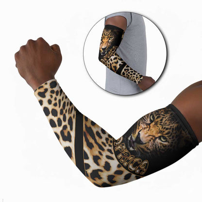 Africa Leopard Skin Pattern Arm Sleeves Version 01