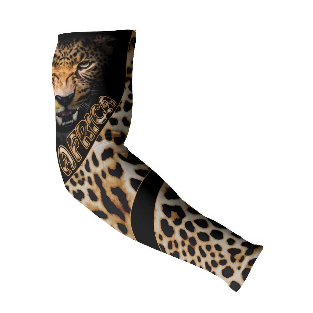 Africa Leopard Skin Pattern Arm Sleeves Version 01