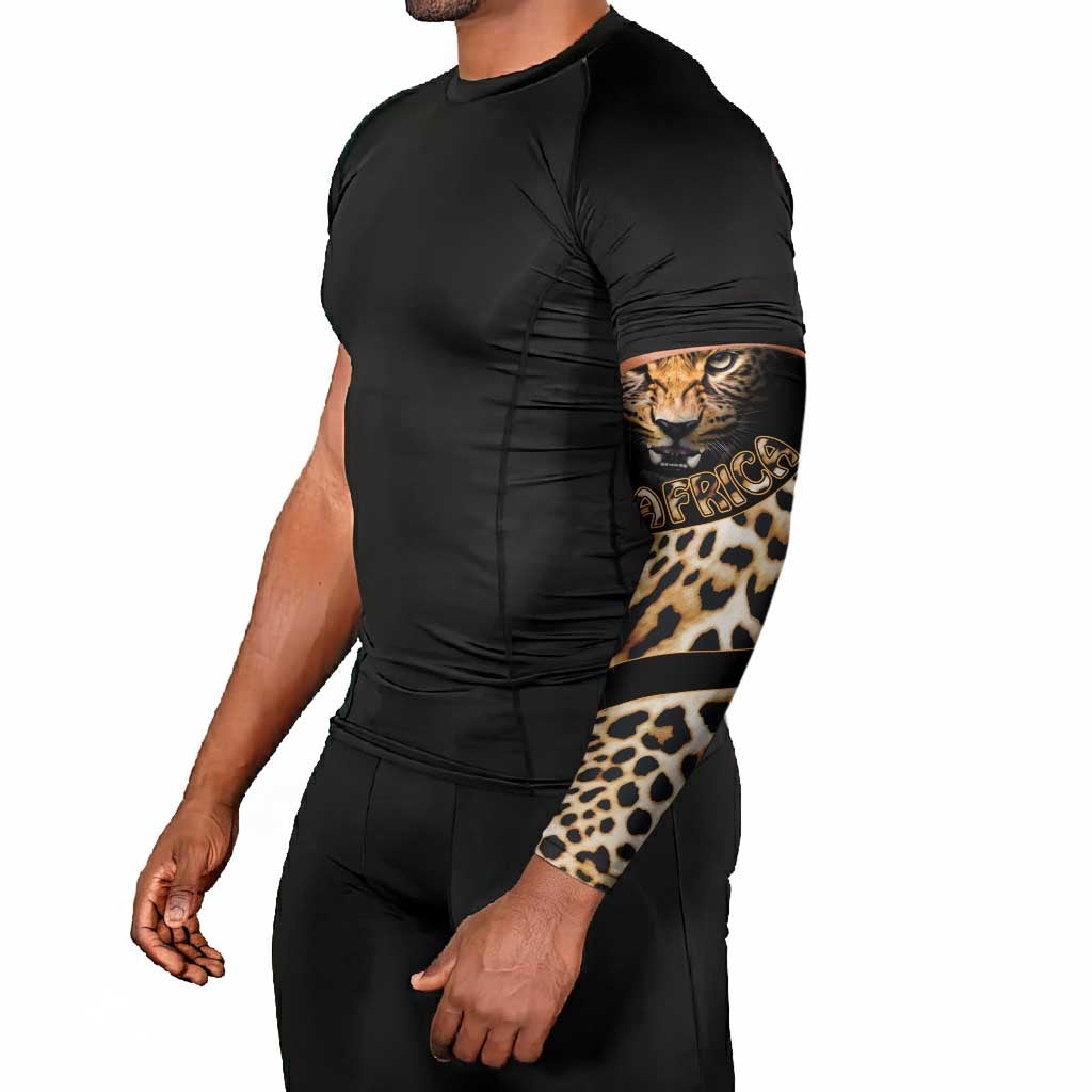 Africa Leopard Skin Pattern Arm Sleeves Version 01
