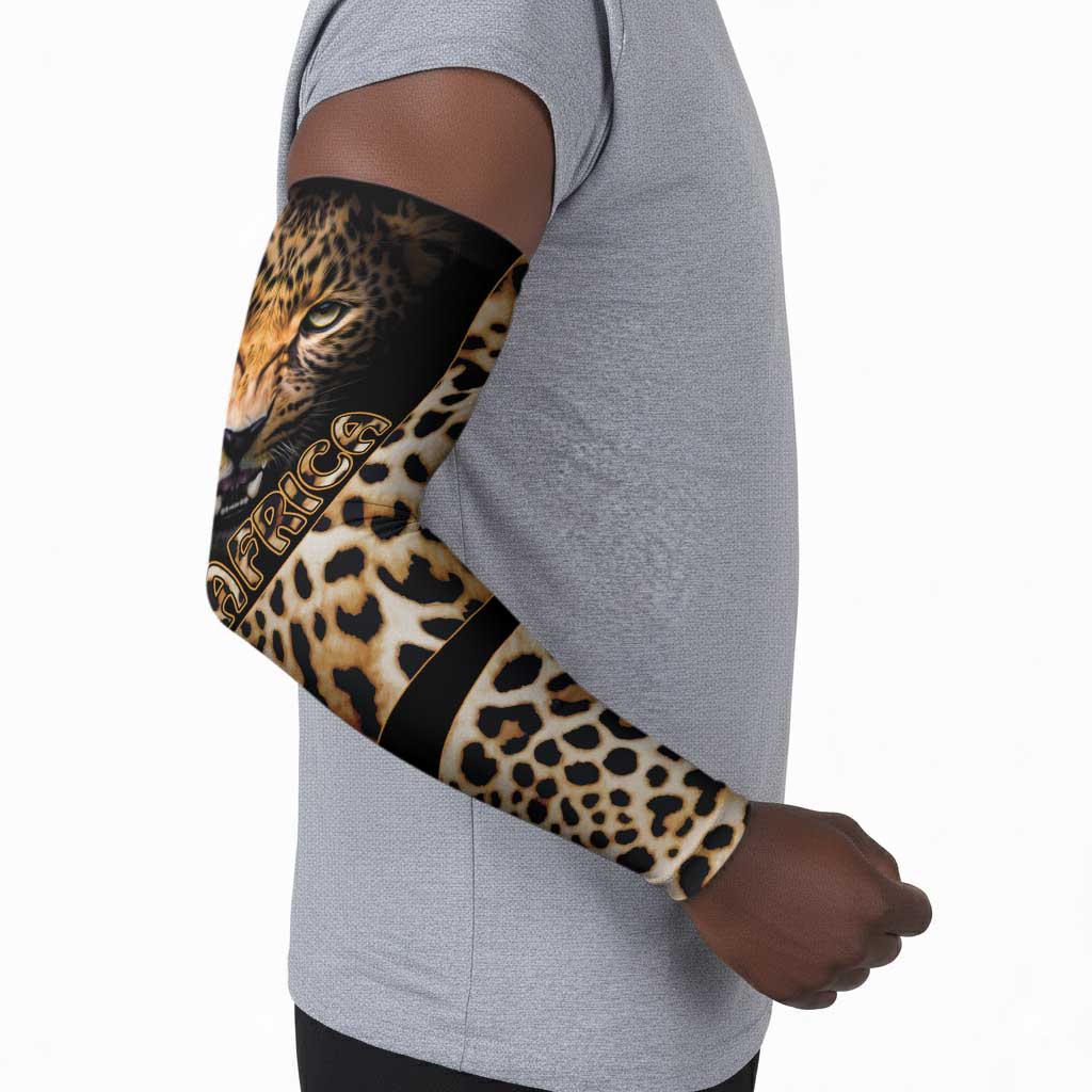 Africa Leopard Skin Pattern Arm Sleeves Version 01