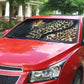Africa Leopard Skin Pattern Auto Sun Shade Version 01