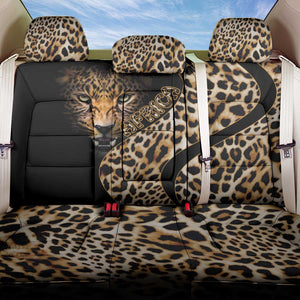 Afro Leopard Skin Pattern Back Car Seat Cover Version 01