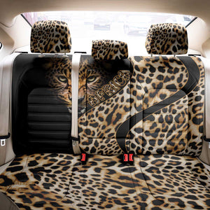 Afro Leopard Skin Pattern Back Car Seat Cover Version 01