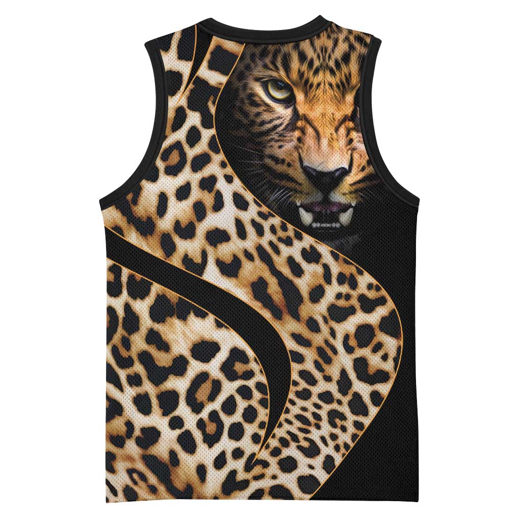 Afro Leopard Skin Pattern Basketball Jersey Version 01 LT9