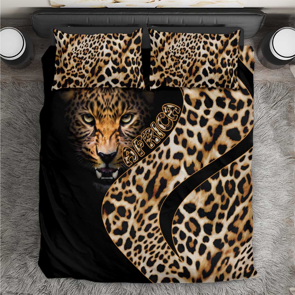 Afro Leopard Skin Pattern Bedding Set Version 01