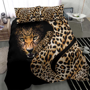 Afro Leopard Skin Pattern Bedding Set Version 01