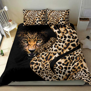 Afro Leopard Skin Pattern Bedding Set Version 01