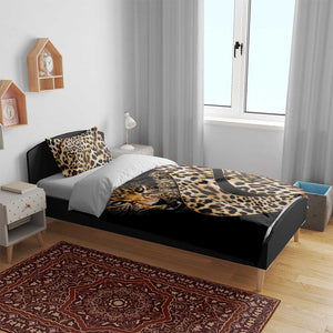 Afro Leopard Skin Pattern Bedding Set Version 01