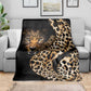 Afro Leopard Skin Pattern Blanket Version 01