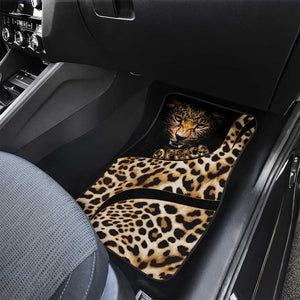 Afro Leopard Skin Pattern Car Mats Version 01