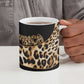 Africa Leopard Skin Pattern Ceramic Mug Version 01