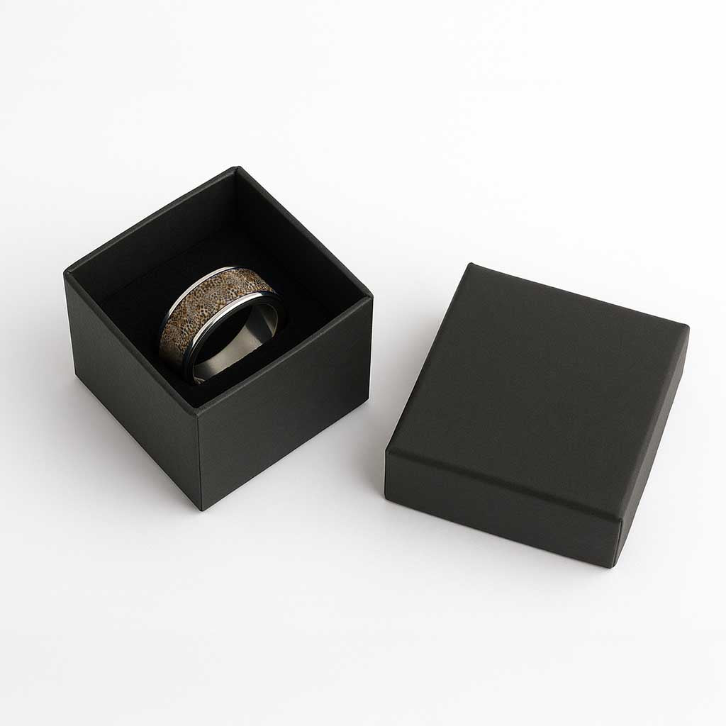 Afro Leopard Skin Pattern Classic Ring Version 01 - African Pride