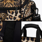 Africa Leopard Skin Pattern Duffle Bag Version 01