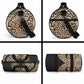 Africa Leopard Skin Pattern Duffle Bag Version 01