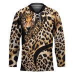 Africa Leopard Skin Pattern Hockey Jersey Version 01