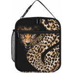 Africa Leopard Skin Pattern Lunch Bag Version 01