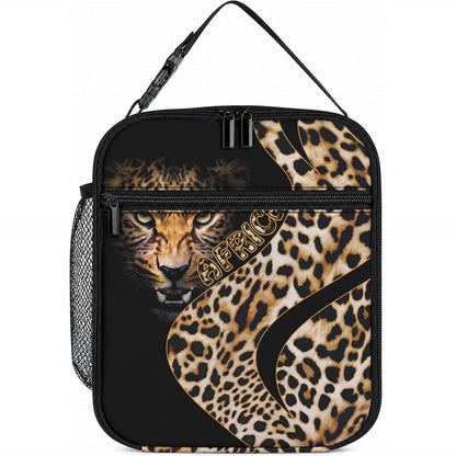 Africa Leopard Skin Pattern Lunch Bag Version 01