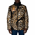 Africa Leopard Skin Pattern Padded Jacket Version 01
