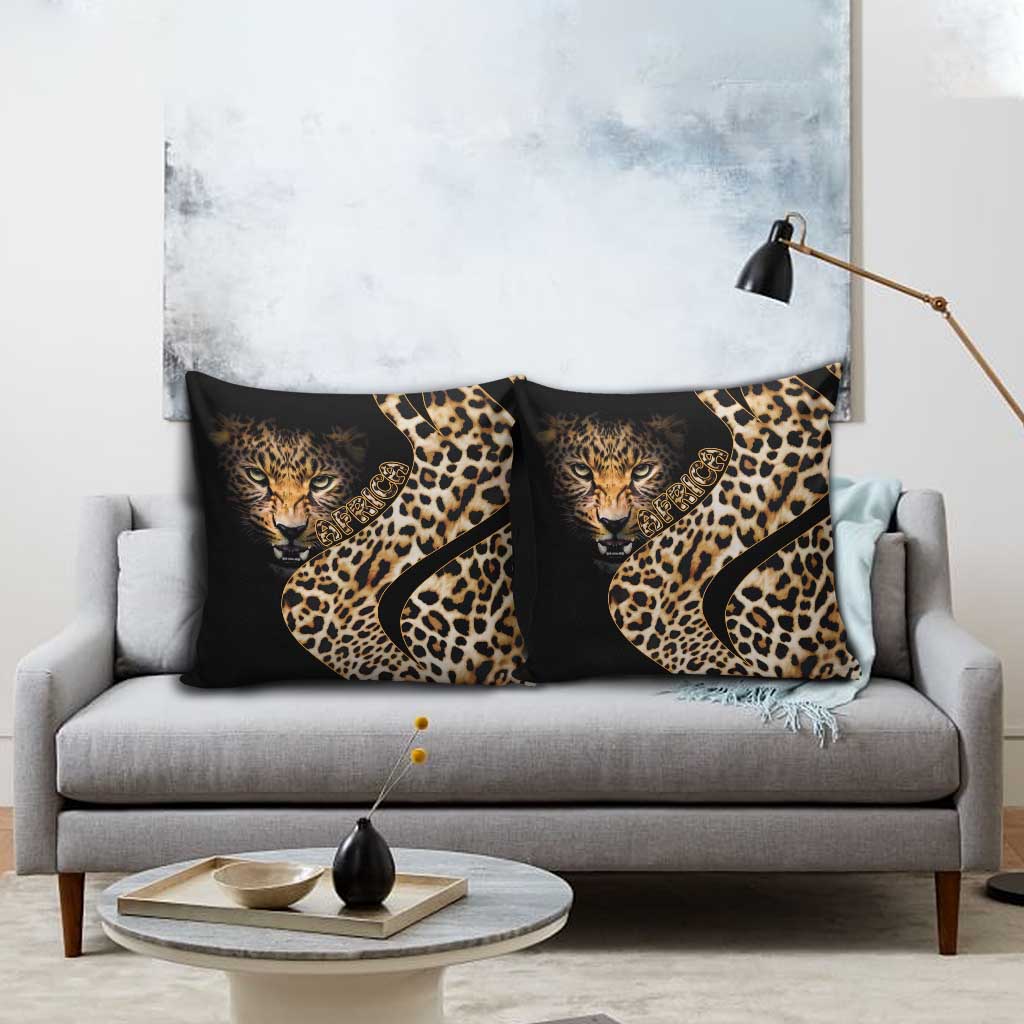 Africa Leopard Skin Pattern Pillow Cover Version 01