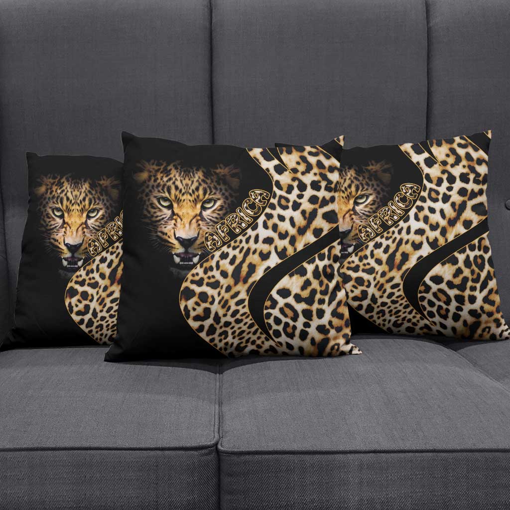 Africa Leopard Skin Pattern Pillow Cover Version 01