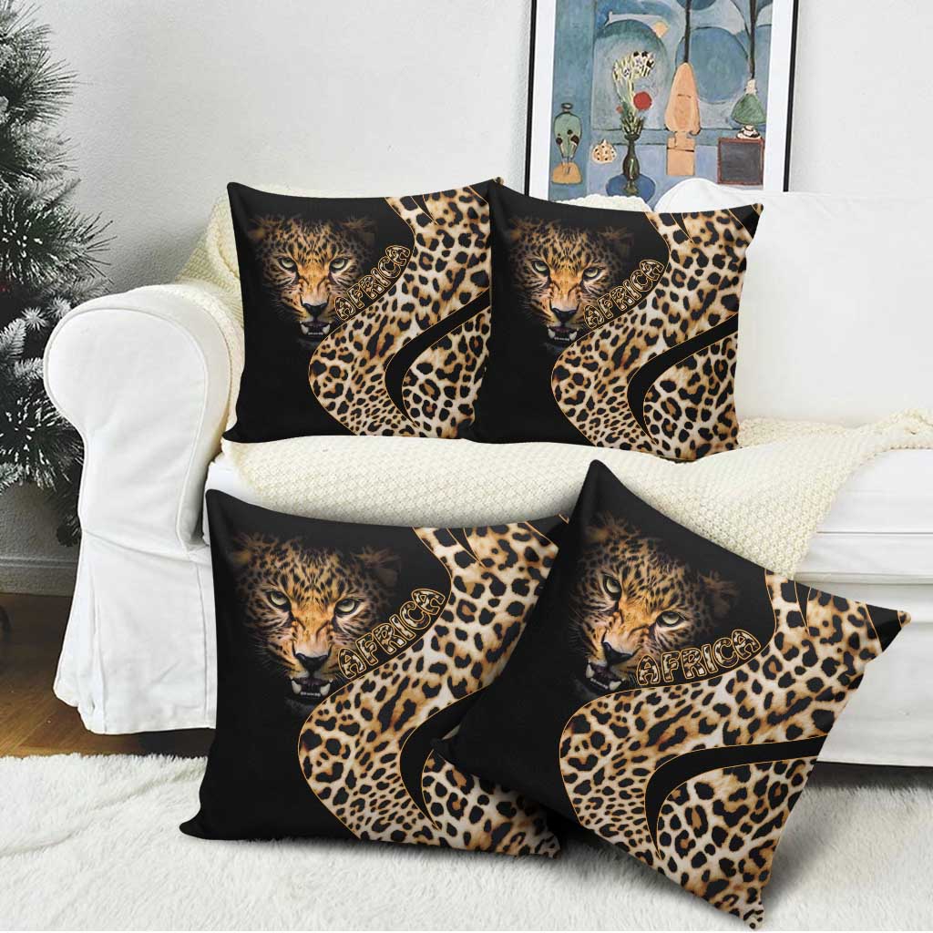 Africa Leopard Skin Pattern Pillow Cover Version 01