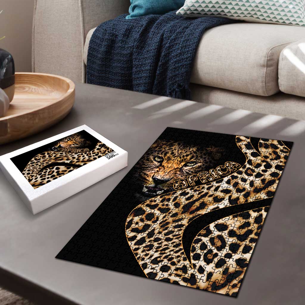 Africa Leopard Skin Pattern Puzzle Version 01