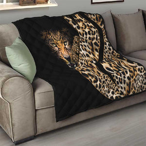 Afro Leopard Skin Pattern Quilt Version 01